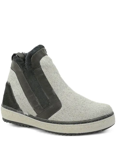 La Mondiale pony-fur panelled boots