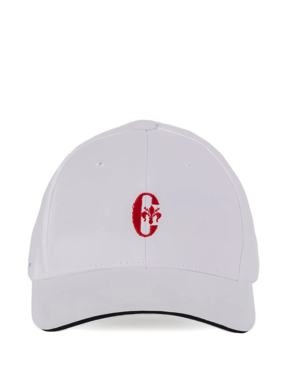 Conte Of Florence Embroidered-logo Baseball Cap In White