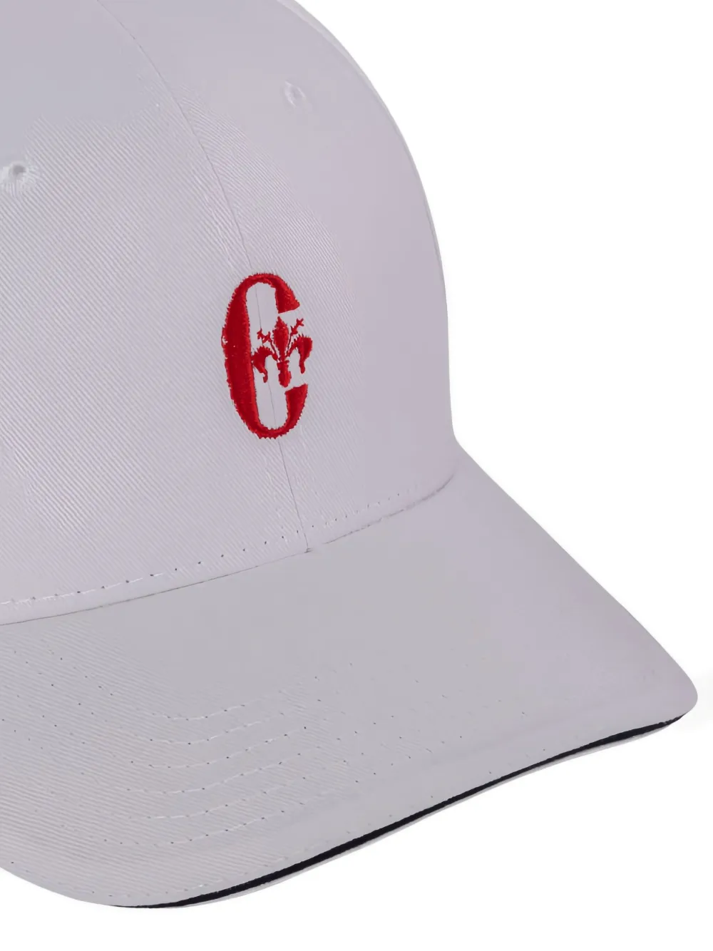 CONTE OF FLORENCE Honkbalpet met geborduurd logo - Wit