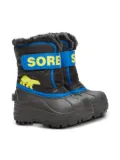 SOREL KIDS single-strap polar-bear boots - Black