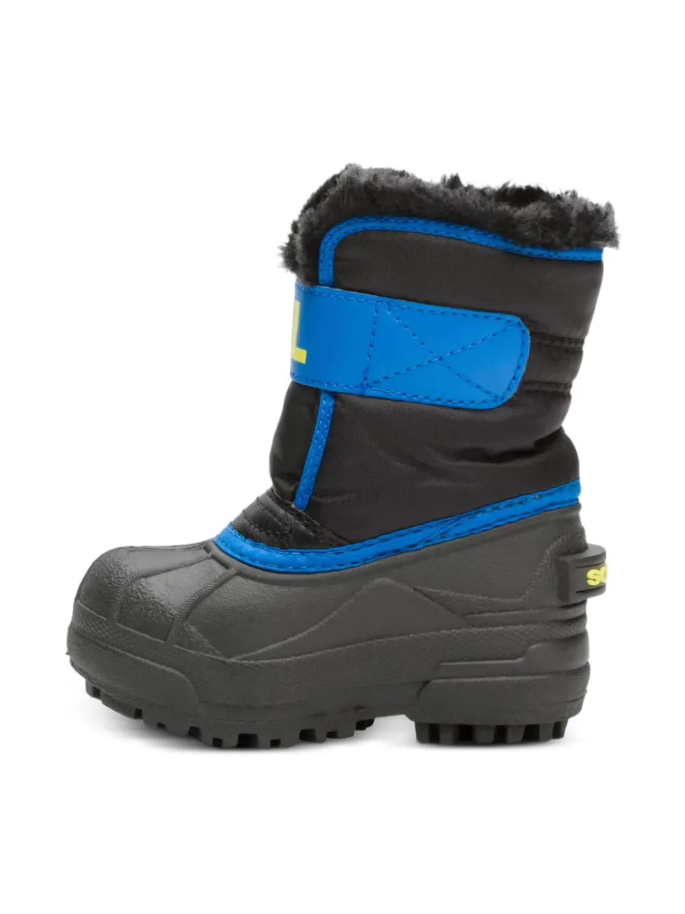 SOREL KIDS single-strap polar-bear boots Black