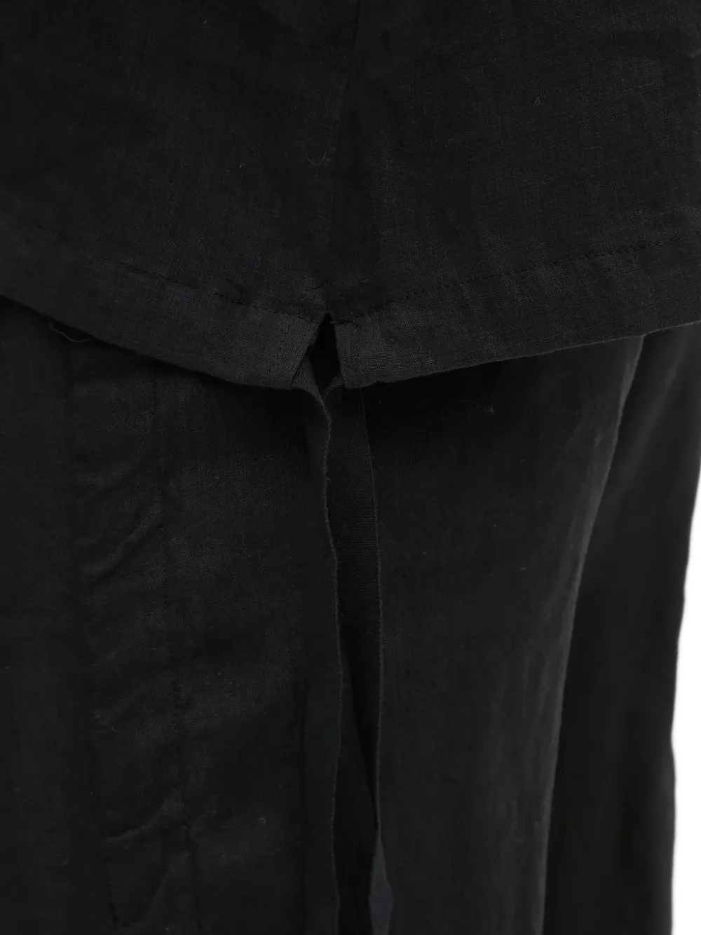 Undercover double-pocket button shirt Zwart