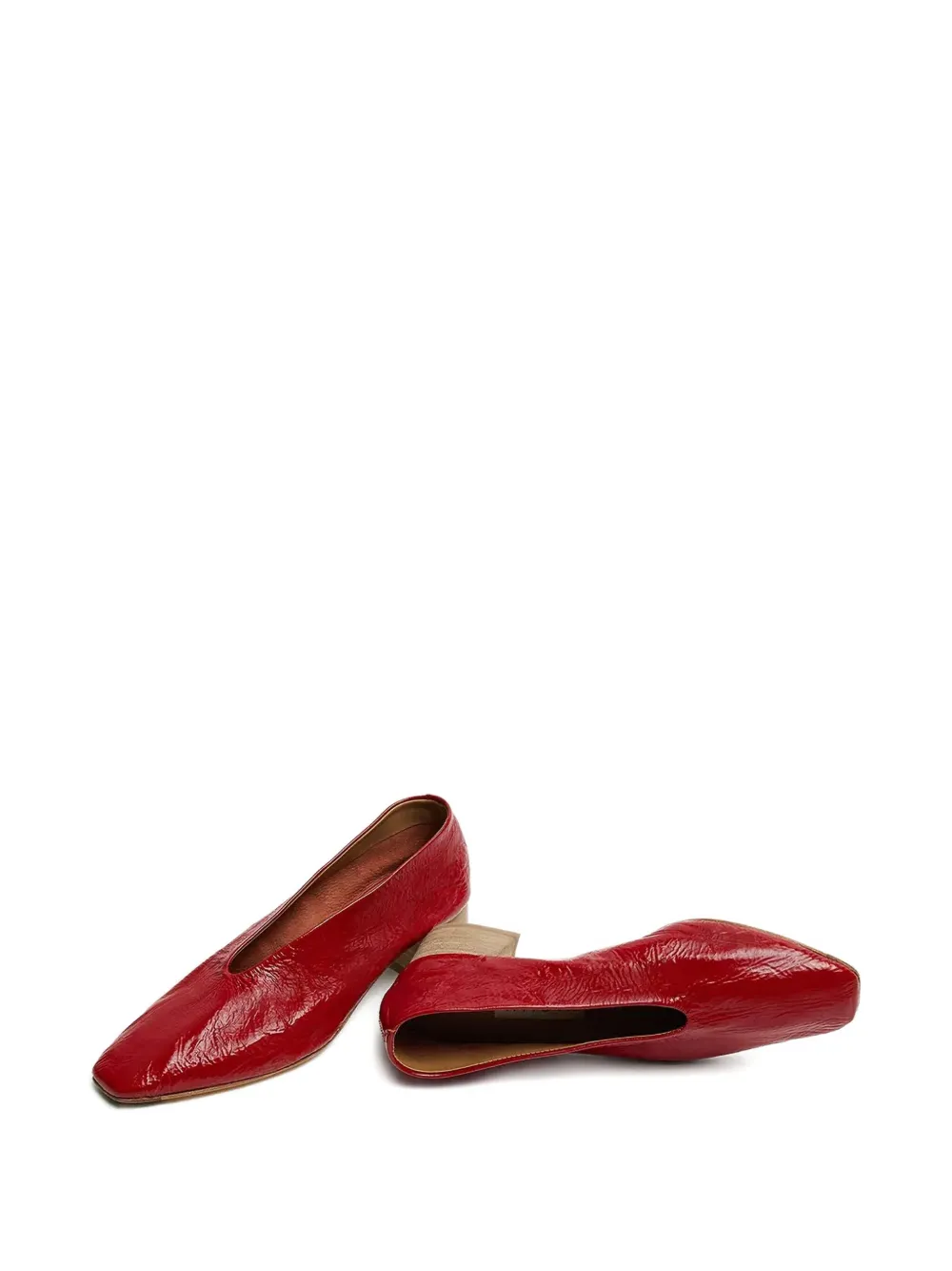 Miista 35mm Bibi block-heel pumps Red