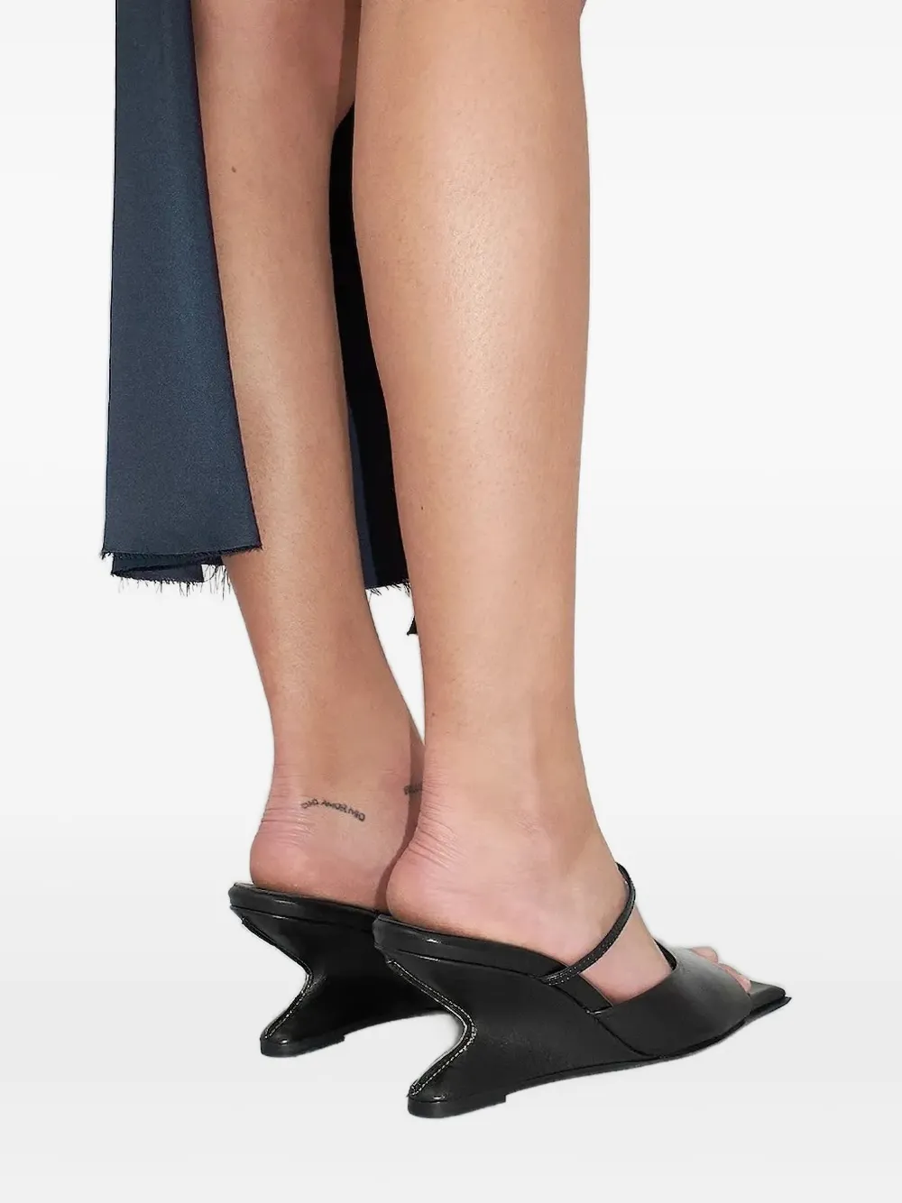 Miista 65mm Egle square-toe sandals Black