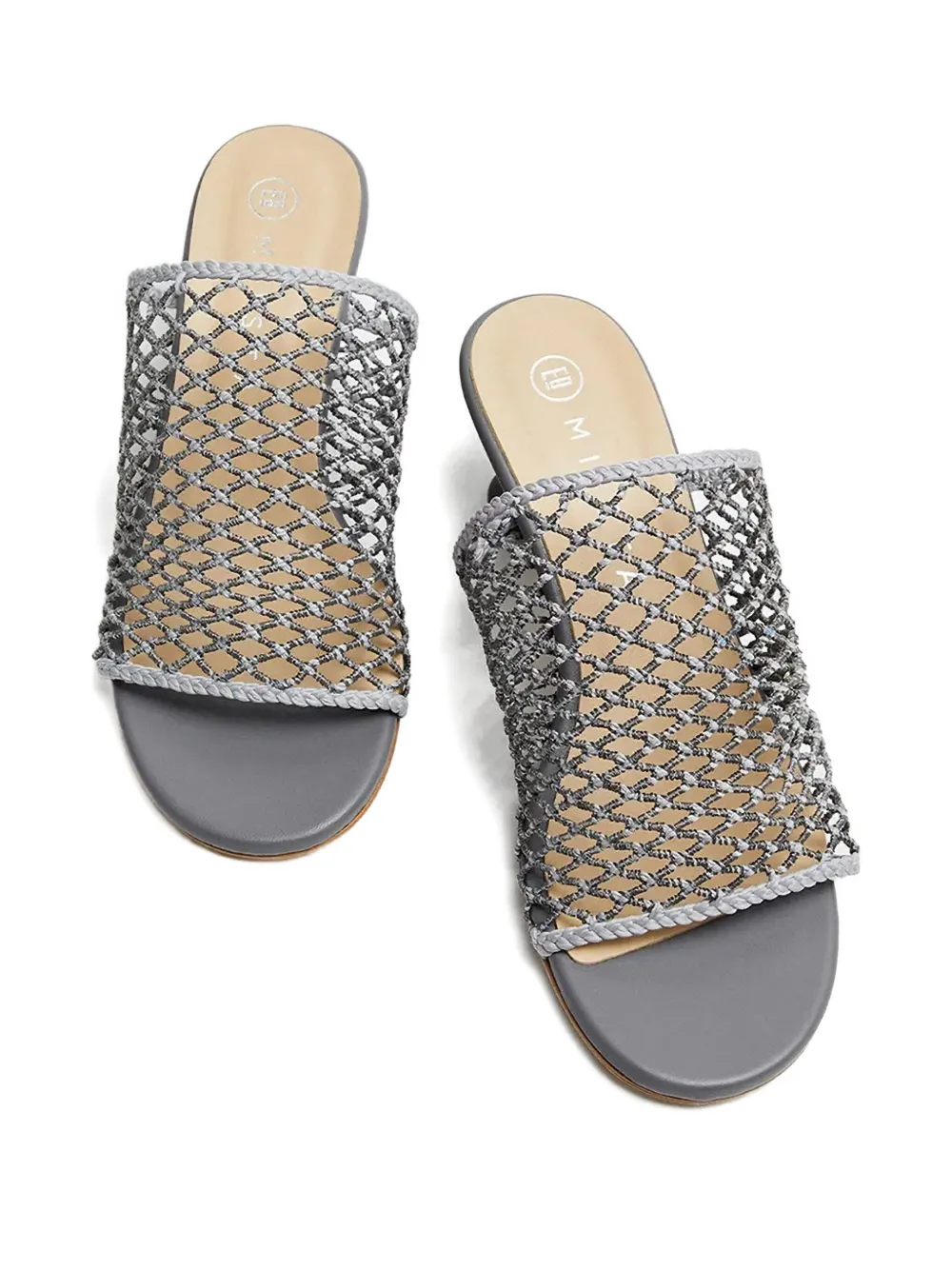 Miista 60 mm Marilia sandalen met vlak Zilver
