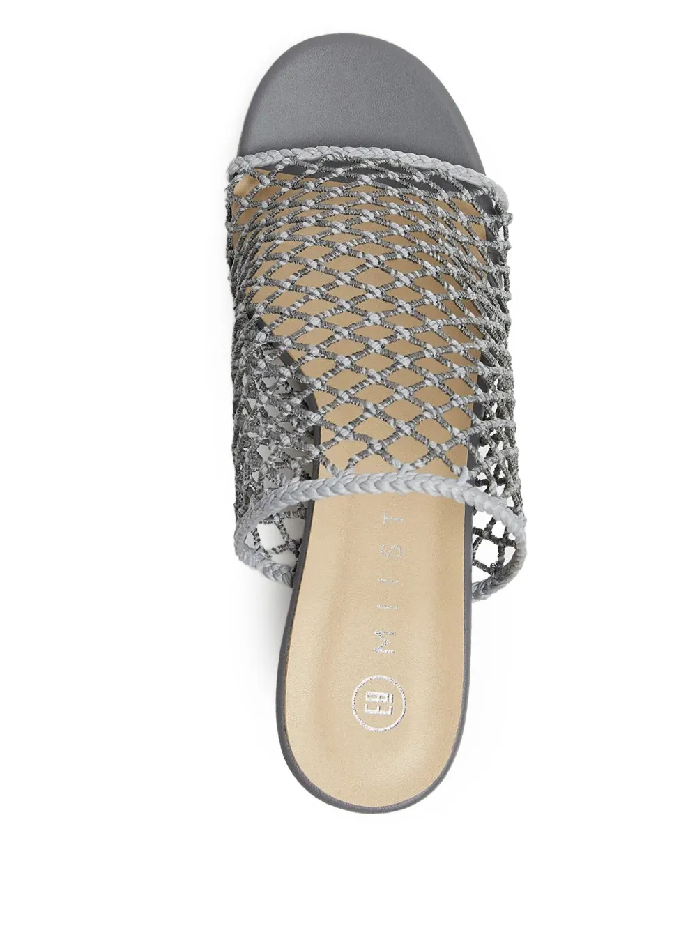 Miista 60 mm Marilia sandalen met vlak Zilver