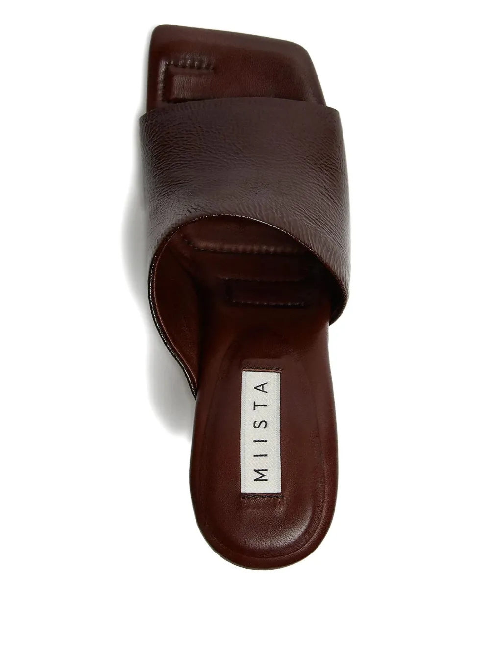Miista 90mm Miri square-toe sandals Brown
