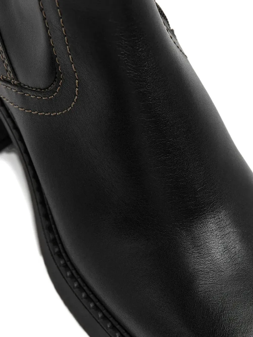 Miista 60 mm Viken laarzen met stikseldetail Zwart