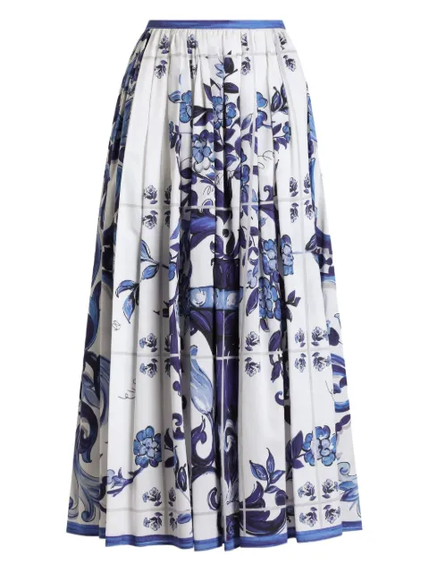 Dolce & Gabbana Plooirok met print