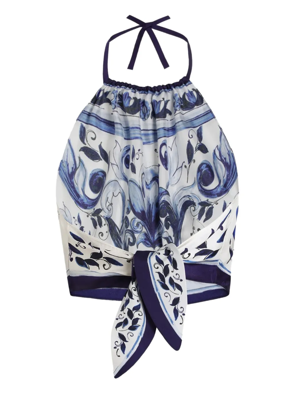 Dolce & Gabbana Majolica halterneck top | Vests & Tank Tops | Image 2