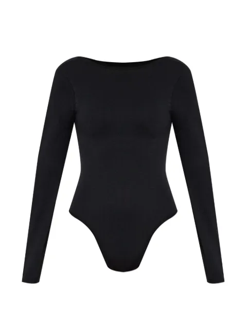 Heist long-sleeve open-back bodysuit