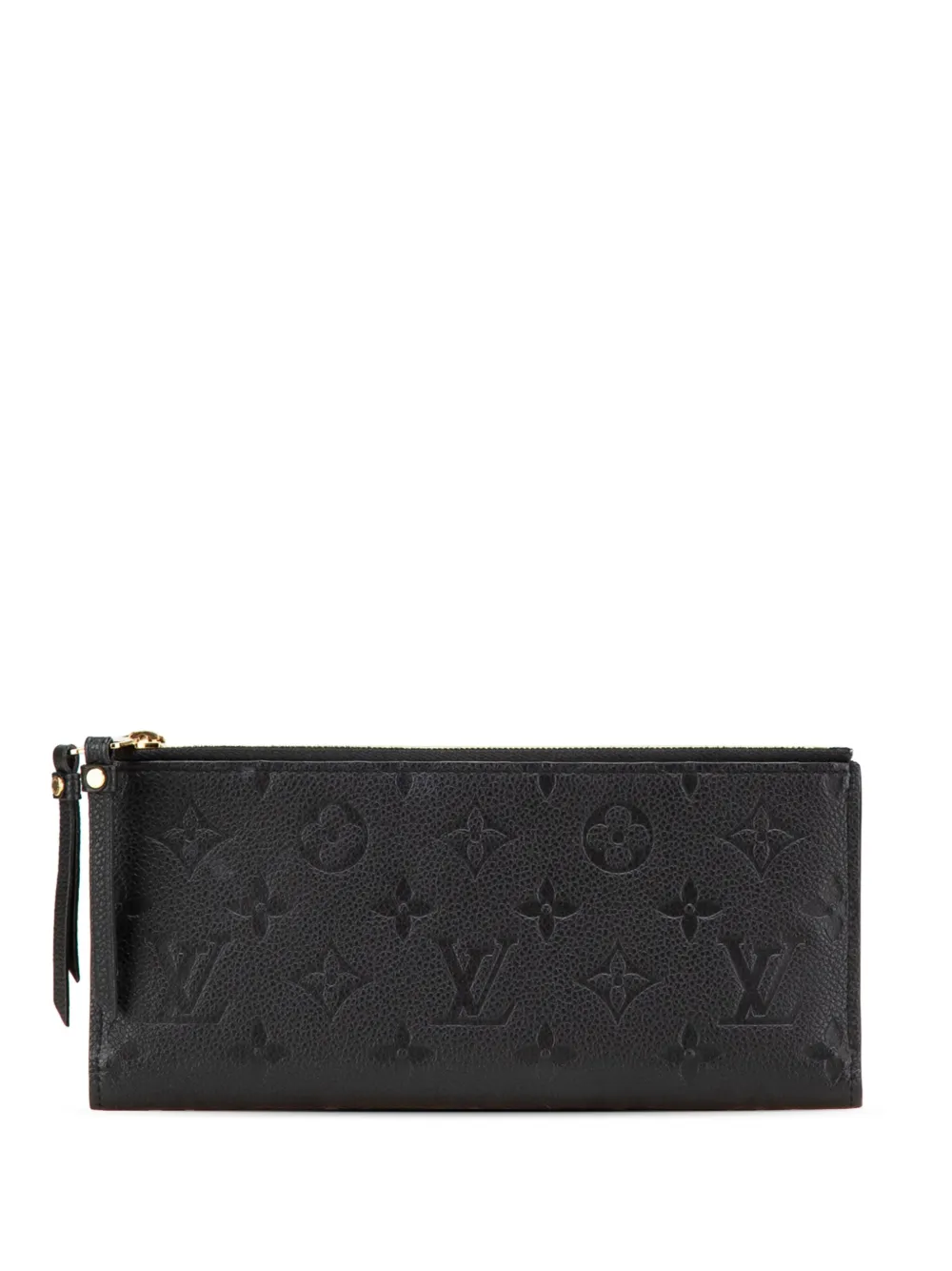 Louis Vuitton Pre-Owned 2018 モノグラム アンプラント アデル ウォレット 長財布 - ブラック Louis Vuitton Pre-Owned 2018 モノグラム アンプラント アデル ウォレット 長財布 - ブラック