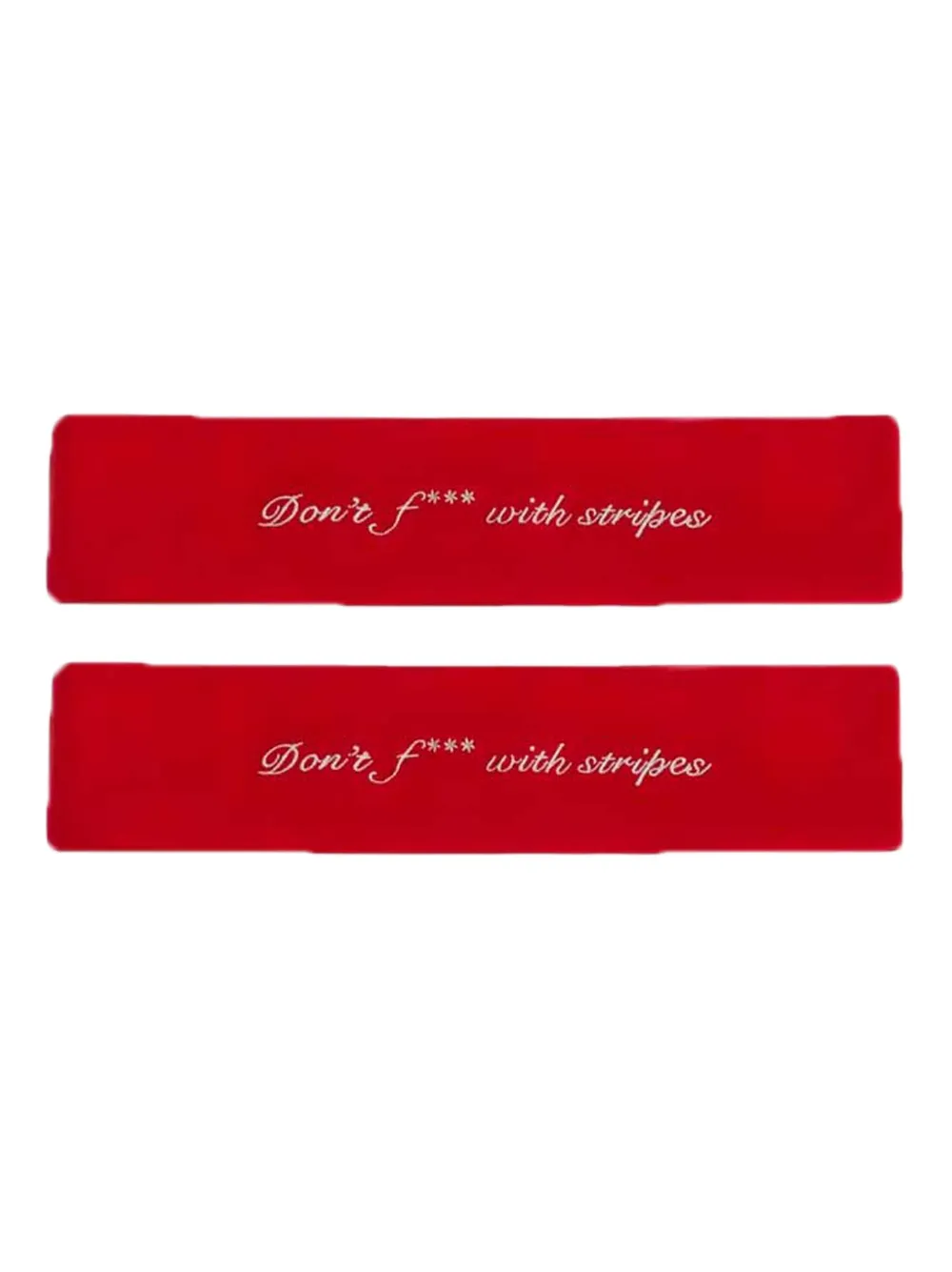adidas x Avavav logo-embroidered headband set | Red | Image 1