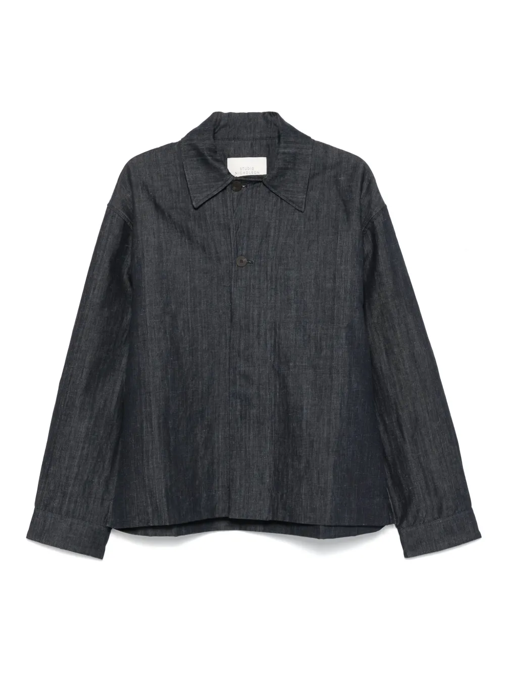 Studio Nicholson concealed-fastening jacket | Blue | Image 1