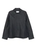 Studio Nicholson concealed-fastening jacket - Blue