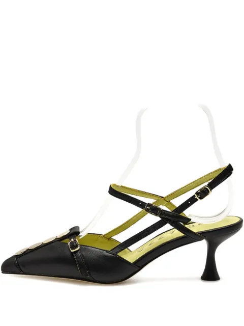 APEPAZZA 50mm Nives slingback pumps