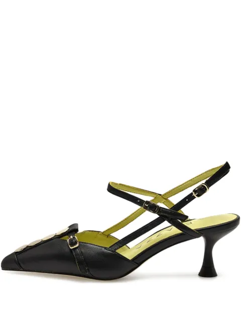 APEPAZZA 50mm Nives slingback pumps