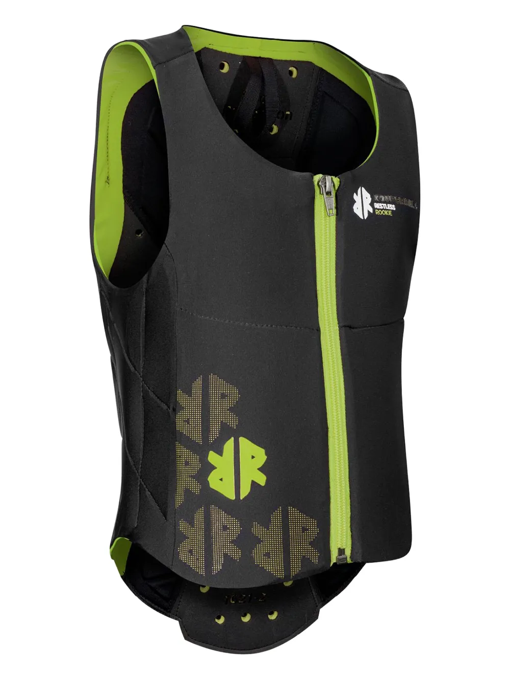 KOMPERDELL KIDS Ballistic zip-front protector vest | Black | Image 1