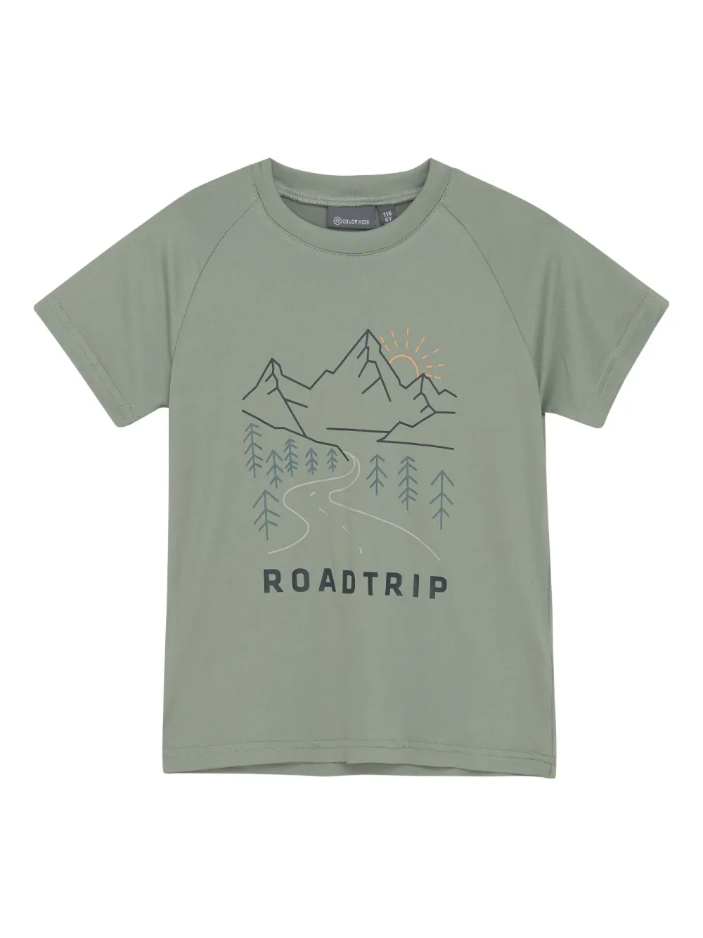 COLOR KIDS プリント Tシャツ - グリーン COLOR KIDS プリント Tシャツ - グリーン
