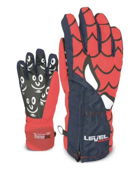 LEVEL KIDS graphic-print gloves