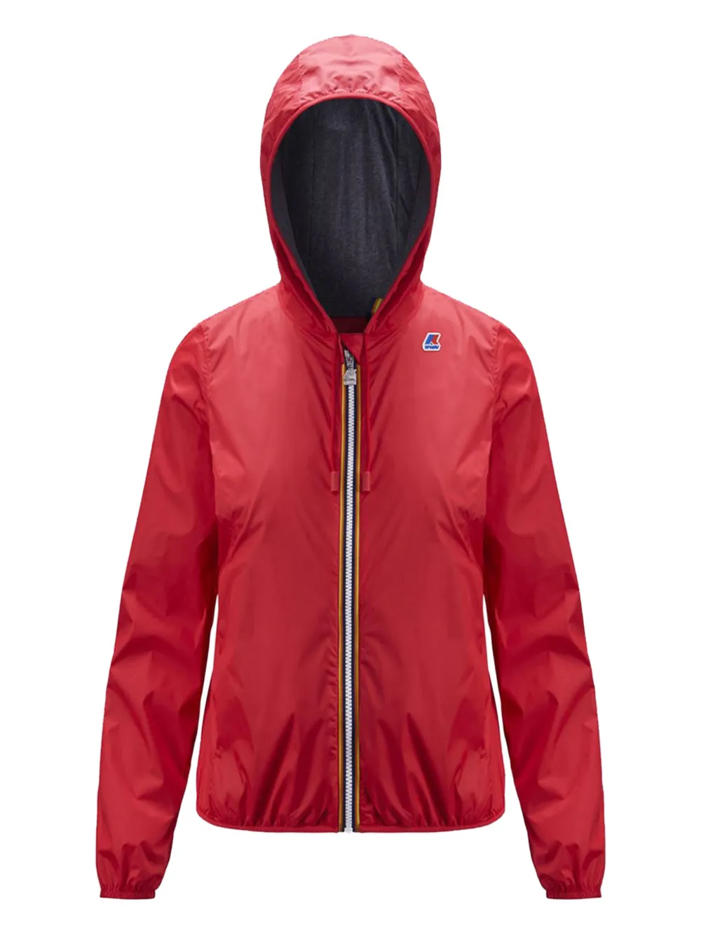 K Way Kids hooded zip-front jacket | Red | Image 1