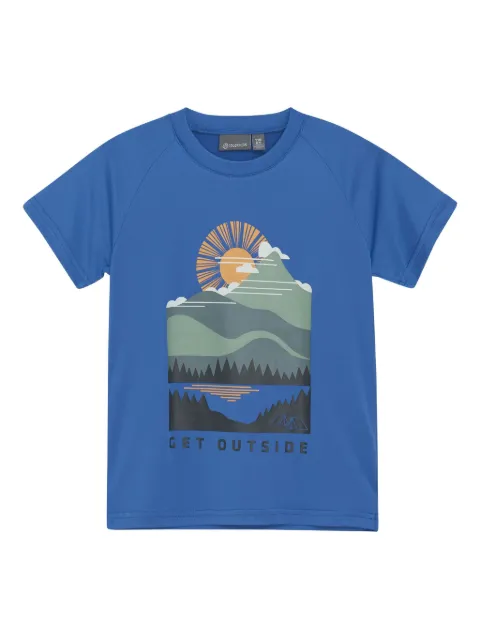 COLOR KIDS landscape-print T-shirt