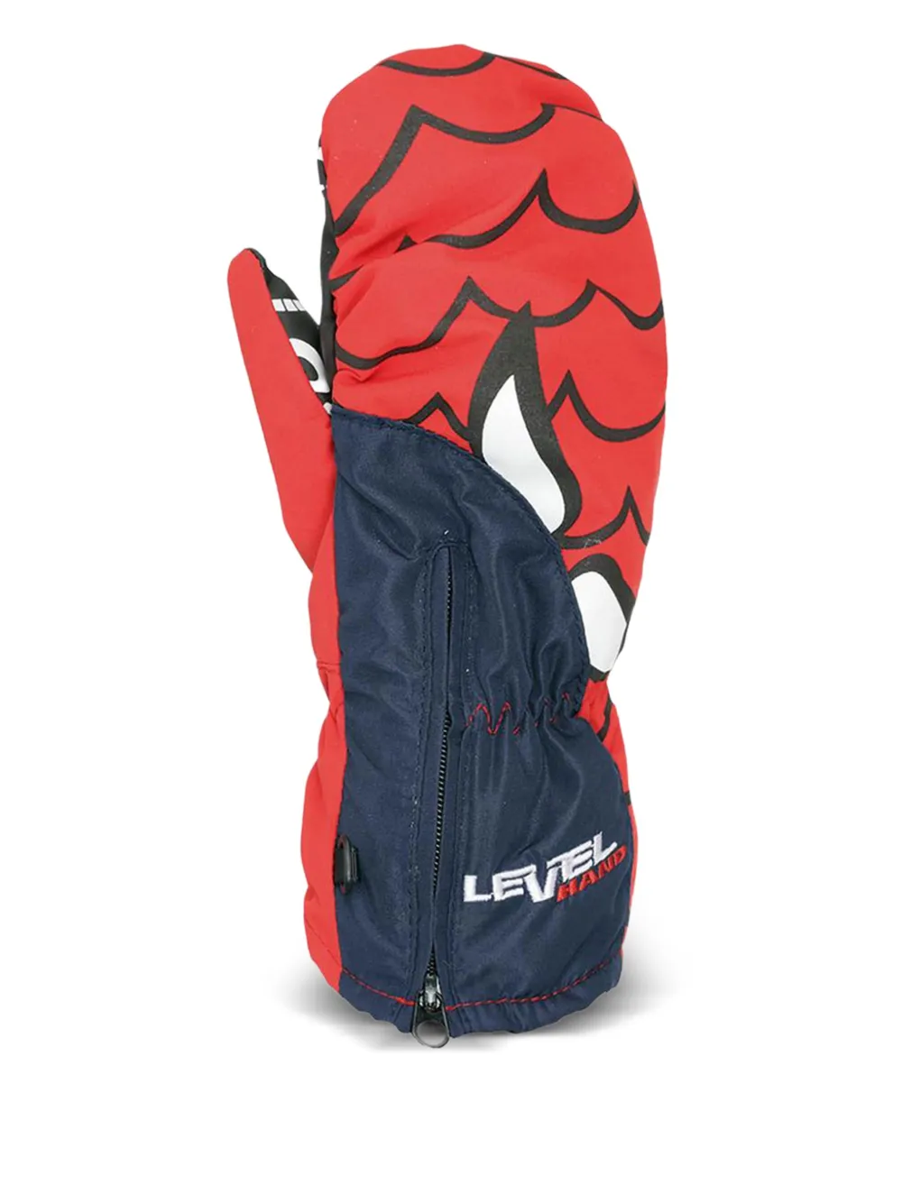 LEVEL KIDS Handschoenen met grafische print - Blauw