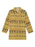 MALIPARMI geometric-print shirt - Yellow