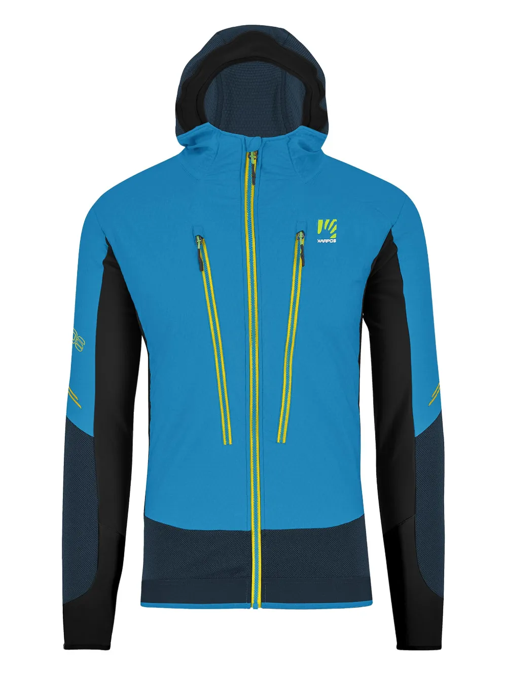 KARPOS Alagna Plus Evo jack met capuchon en vlakken Blauw