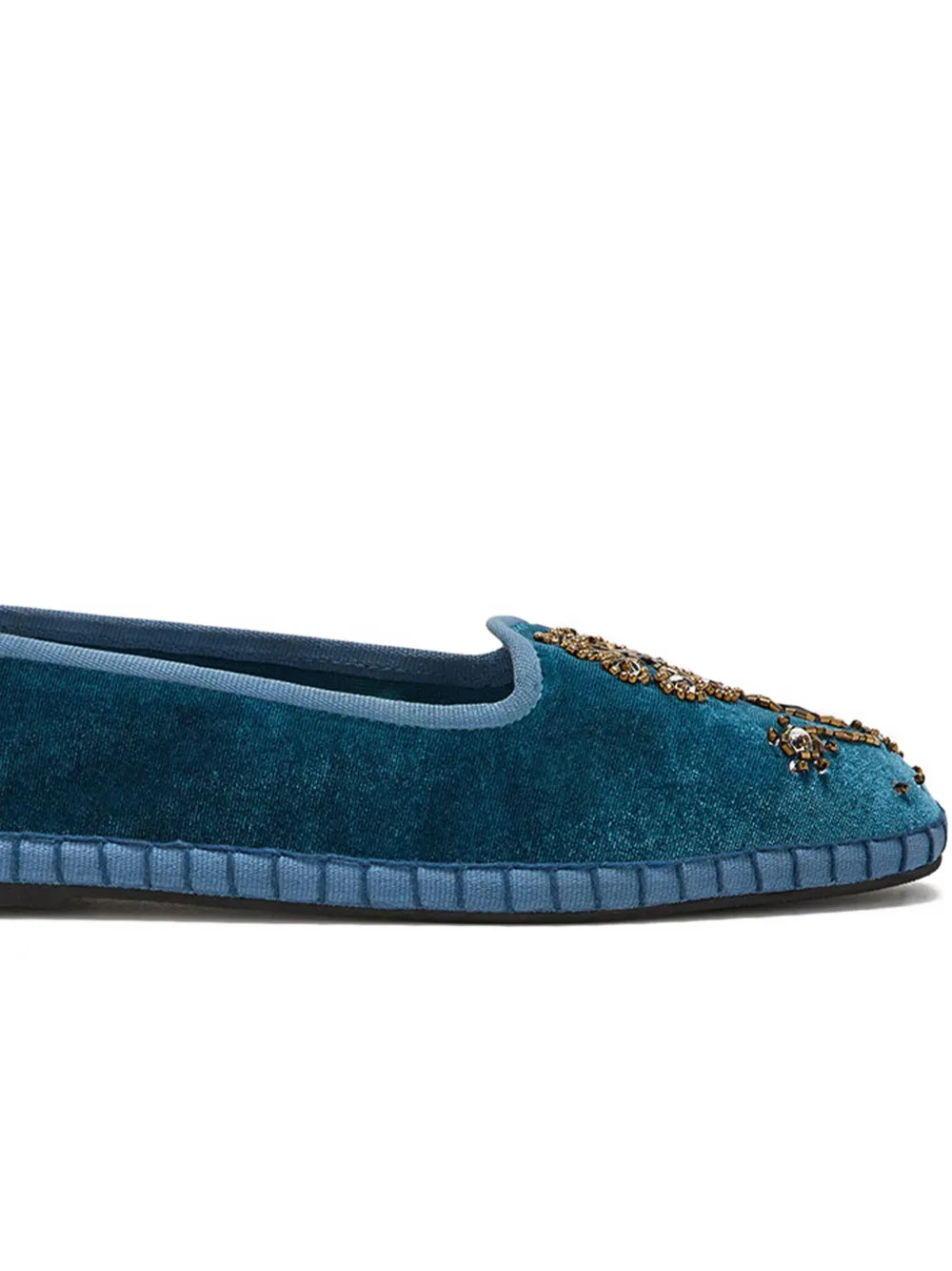 MALIPARMI embroidered velvet espadrilles | Flat Espadrilles | Image 2
