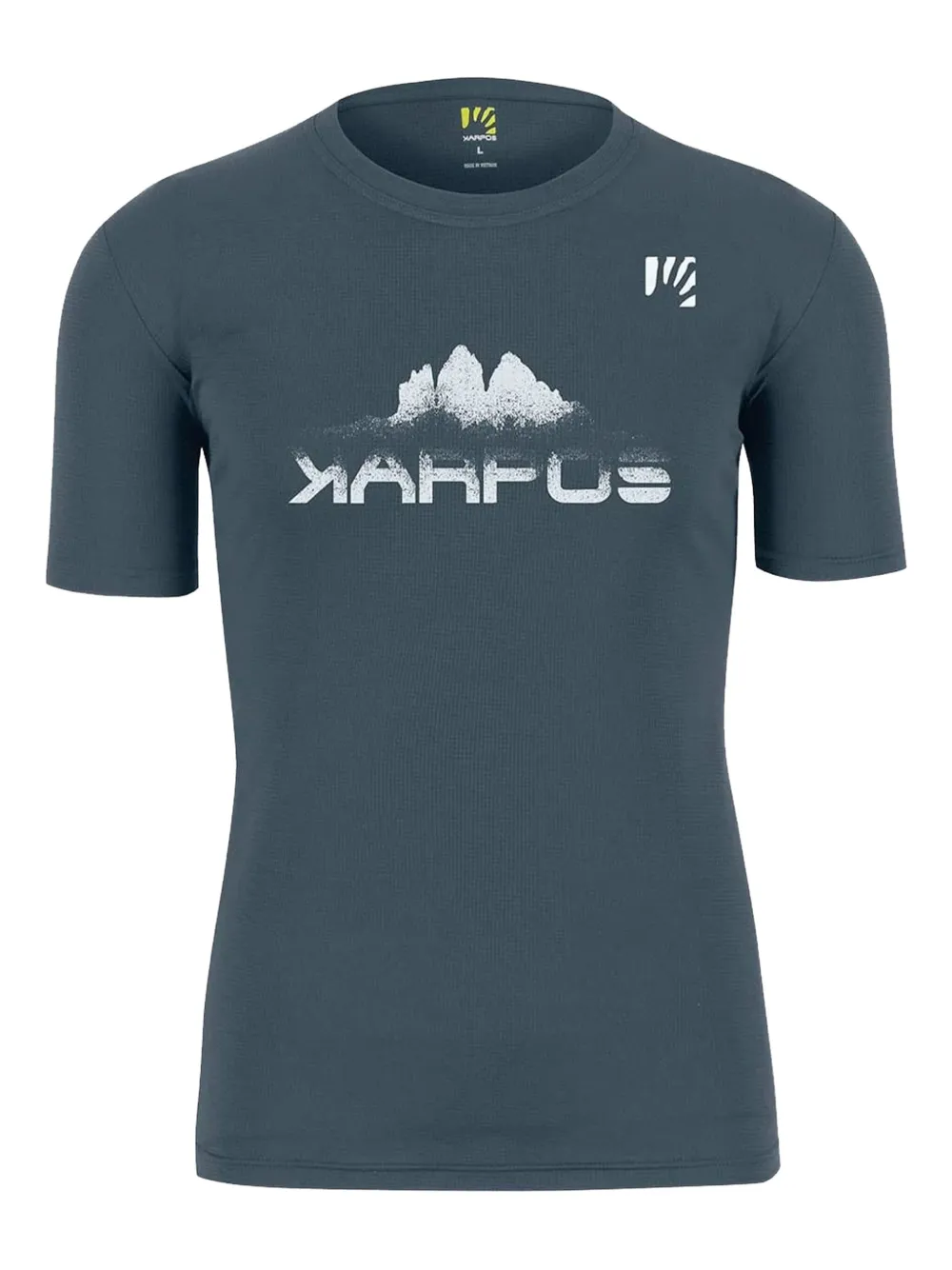 KARPOS mountain-graphic t-shirt | Blue | Image 1