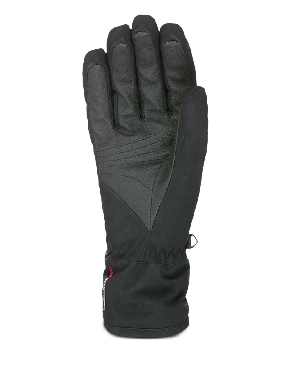 Level Handschoenen met geborduurd logo Zwart