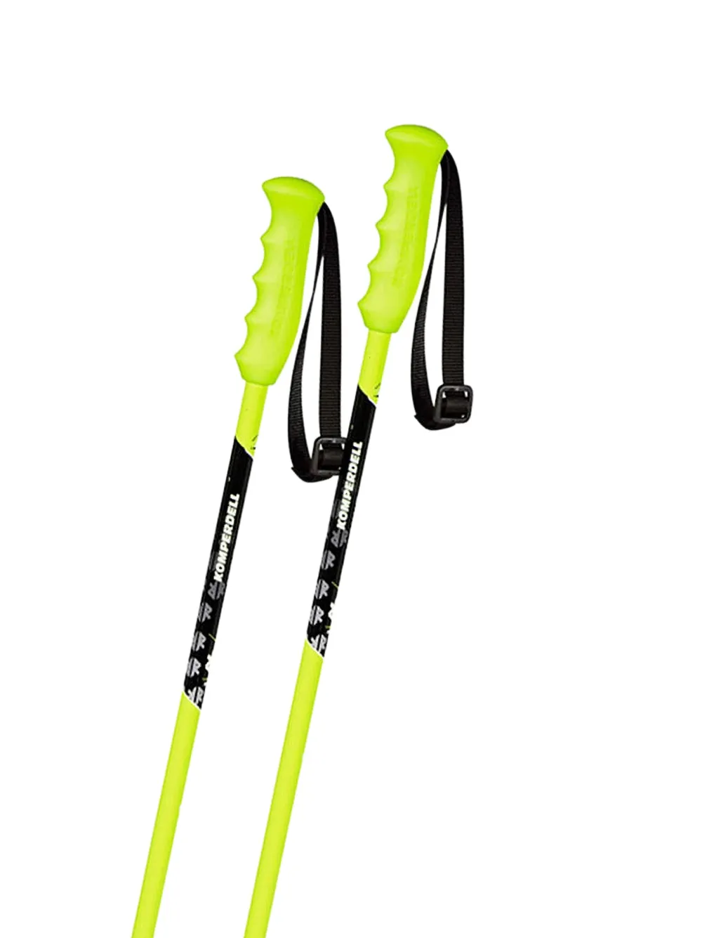 Komperdell Ergonomic Grip Ski Poles In Green