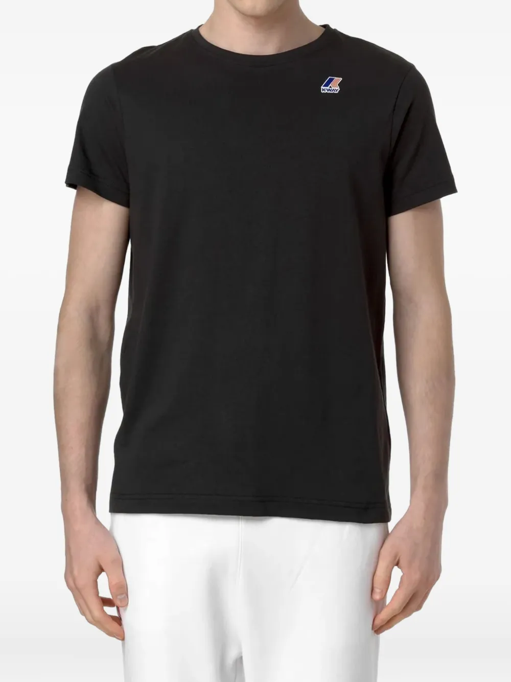 K-Way logo-embroidered crew-neck T-shirt | T-Shirts | Image 2