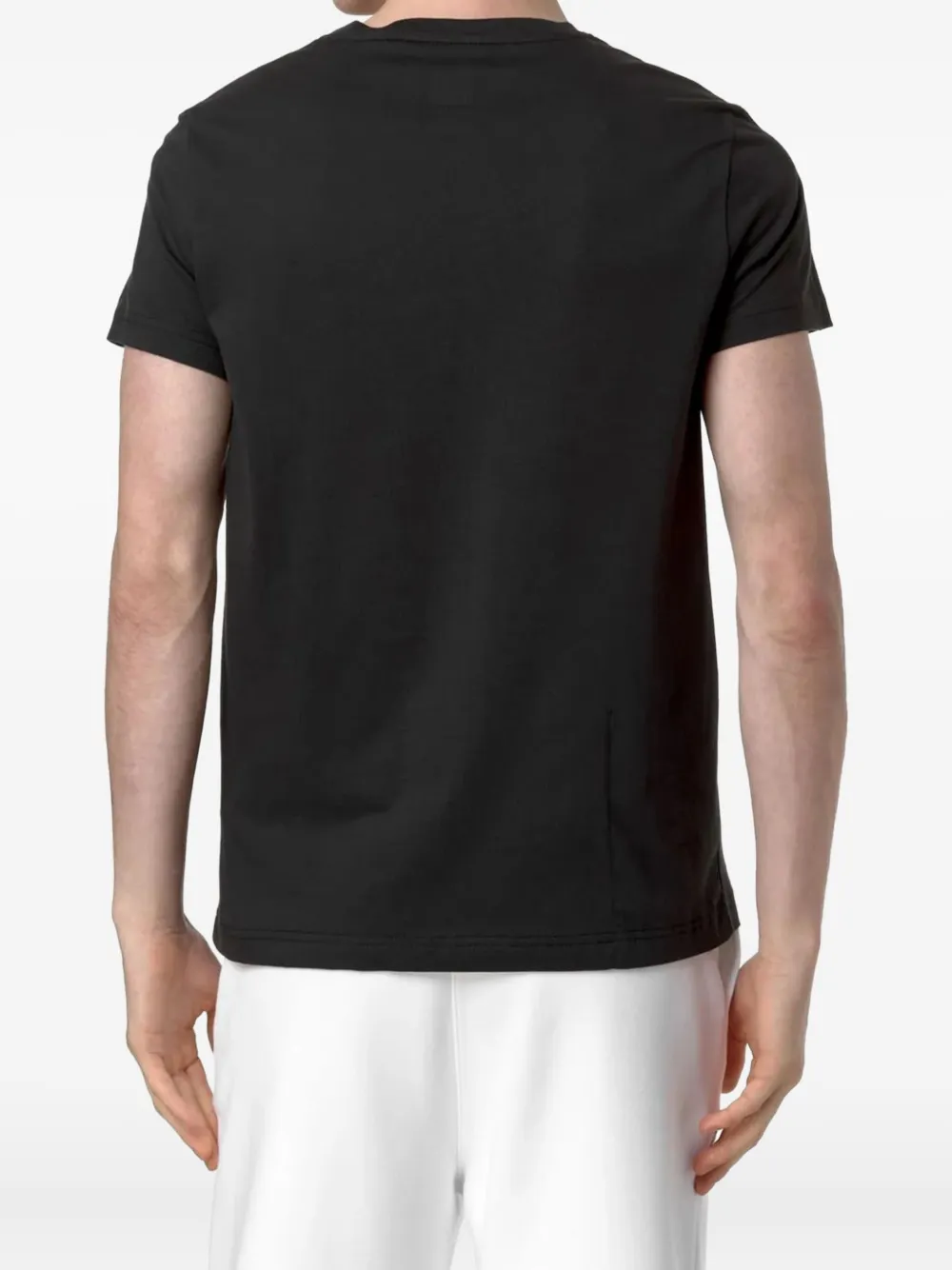 K-Way T-shirt met geborduurd logo Zwart