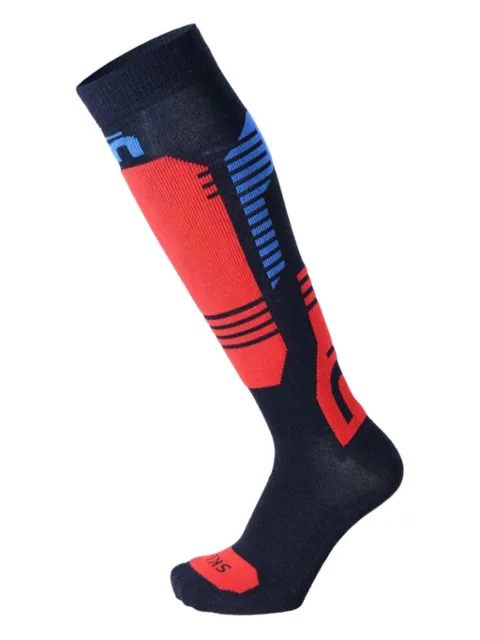MICO KIDS graphic-pattern ski socks