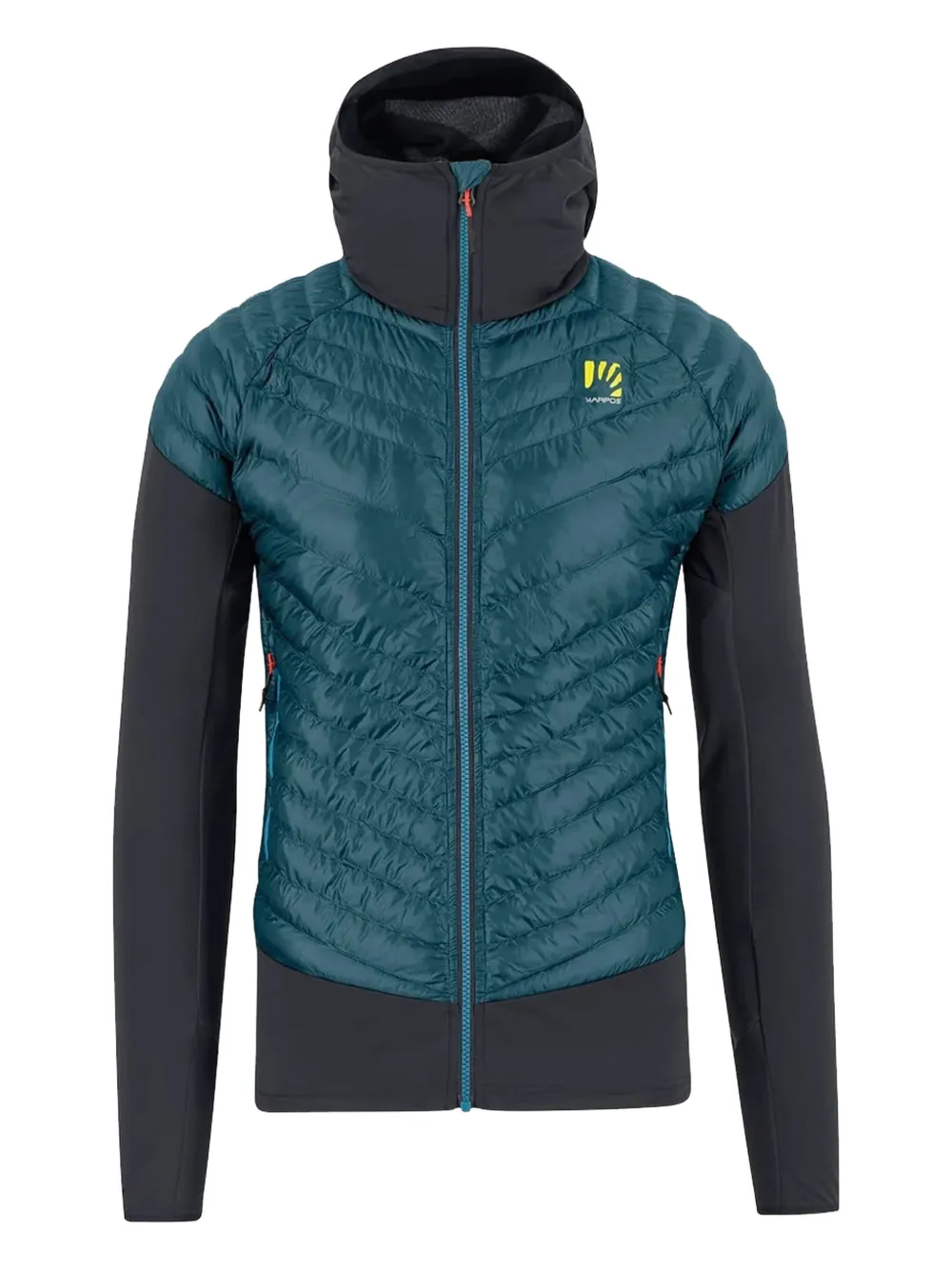 KARPOS Sass De Mura gewatteerd jack met capuchon Blauw