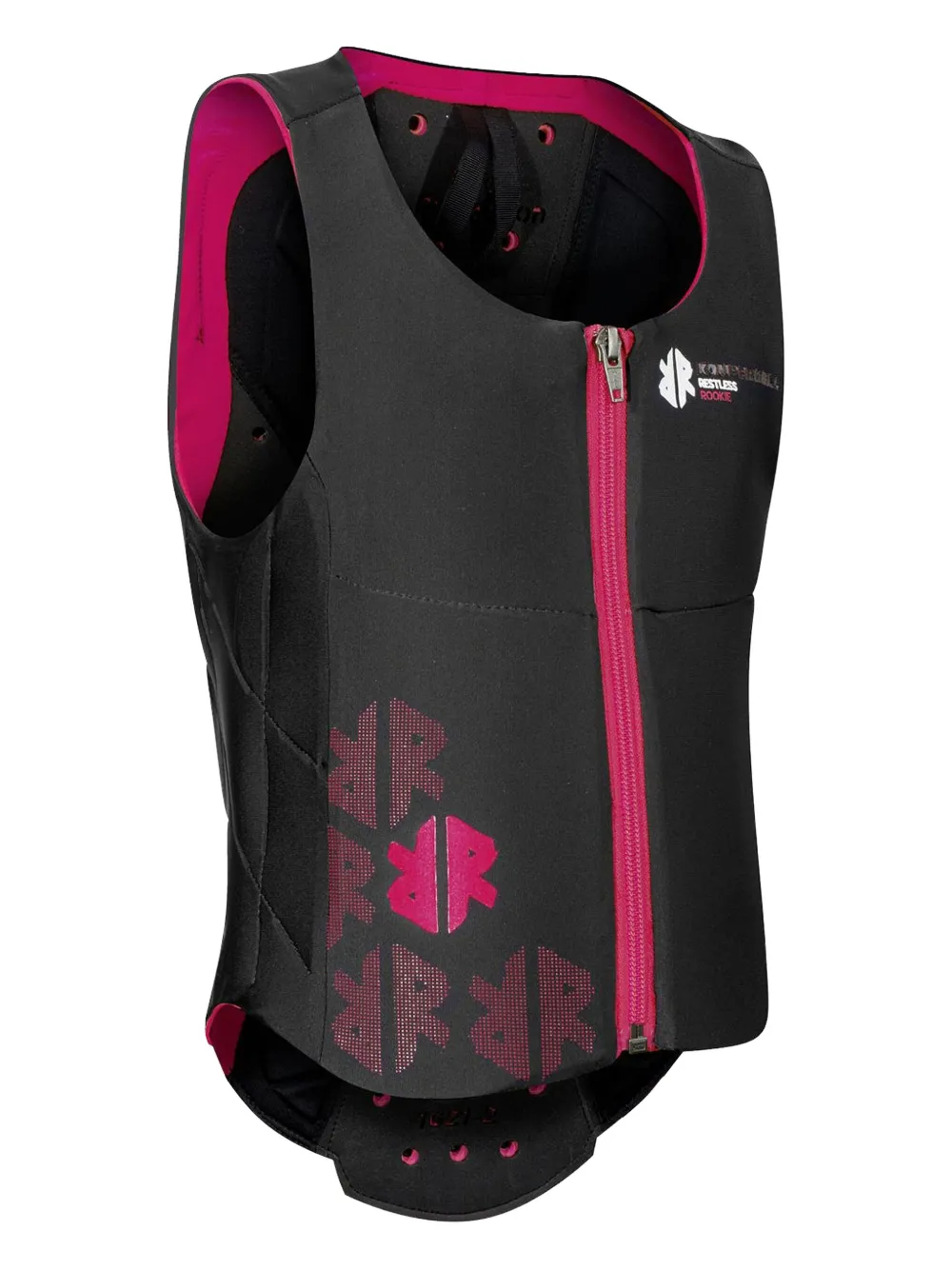 KOMPERDELL KIDS Ballistic zip-front protector vest Zwart