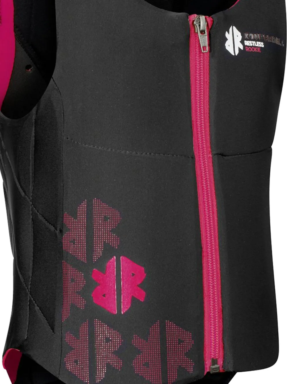 KOMPERDELL KIDS Ballistic zip-front protector vest Zwart