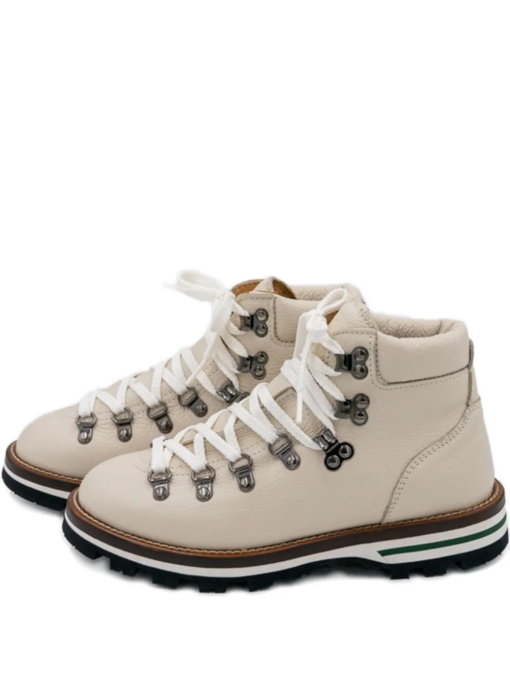 MONPIZ bottines en cuir Segale à lacets | tons neutres | Image 1