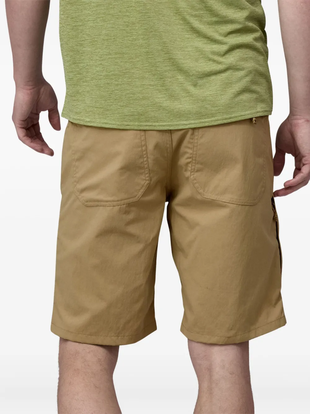 Patagonia Shorts met opgestikte zak Bruin