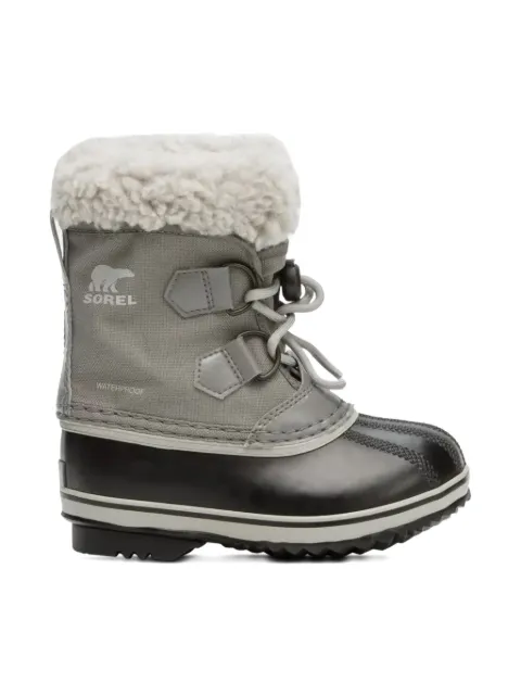 SOREL KIDS waterproof faux fur-lined snow boots