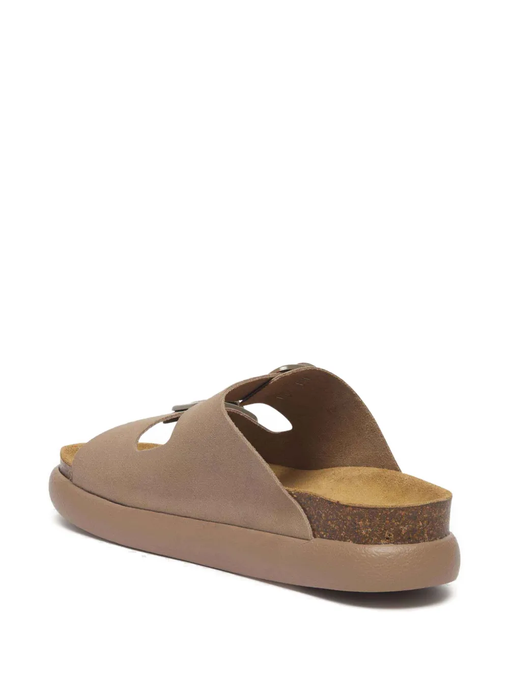 Scholl Noelle double-buckle chunky sandals Neutrals