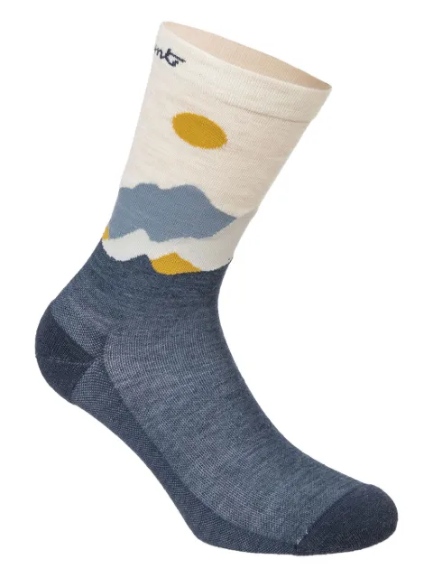 LAMUNT patterned ankle-length socks