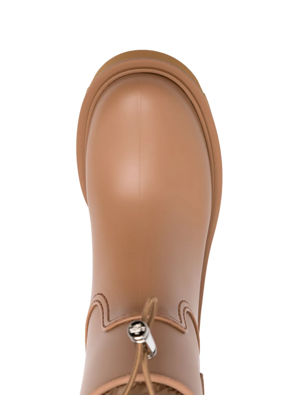 Moncler Kickstream rain boots Brown