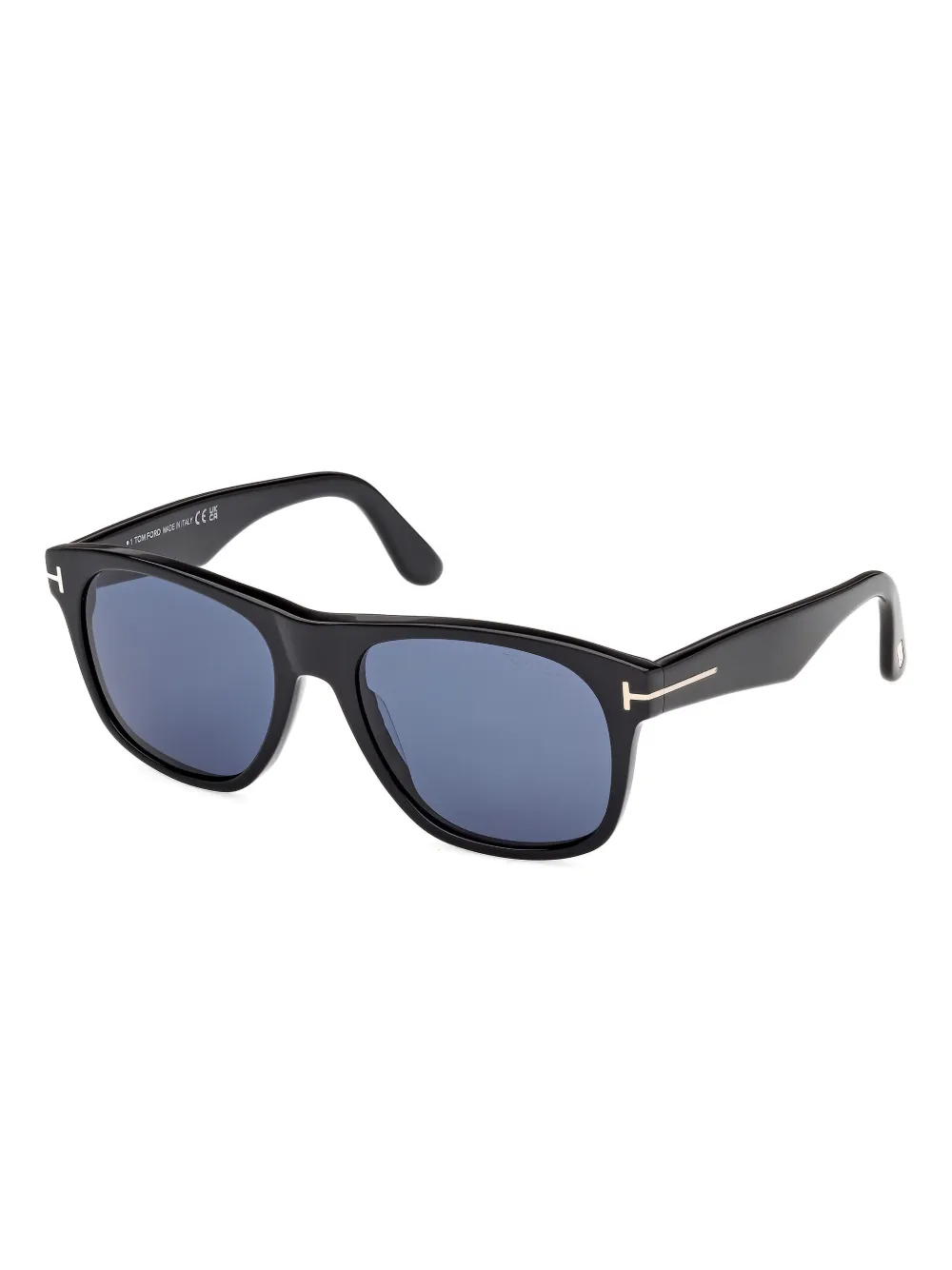 TOM FORD Eyewear Zonnebril met rechthoekig montuur Zwart