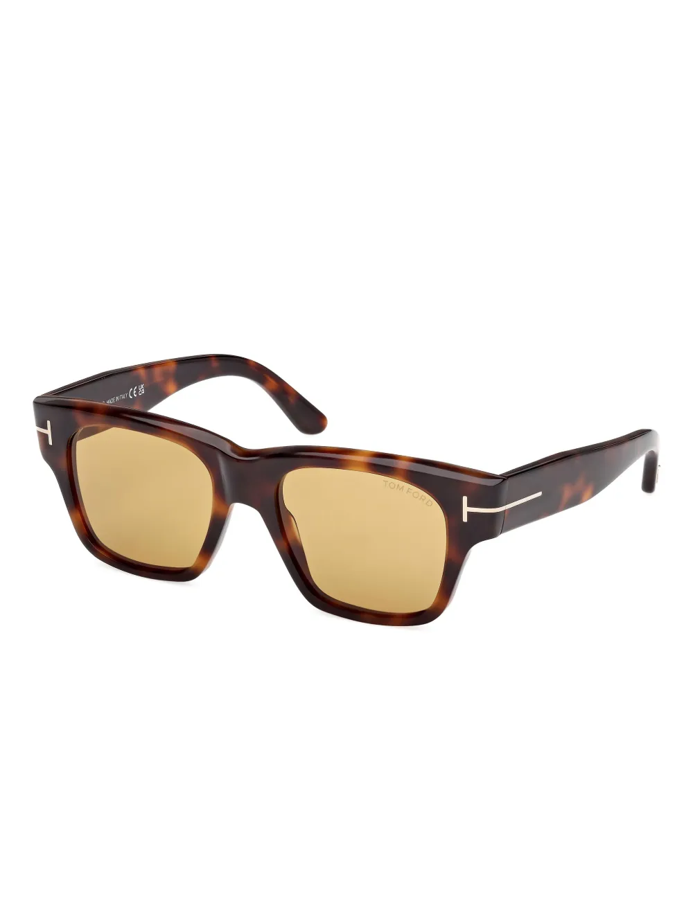 Tom Ford Tortoiseshell-frame Square Sunglasses In Brown