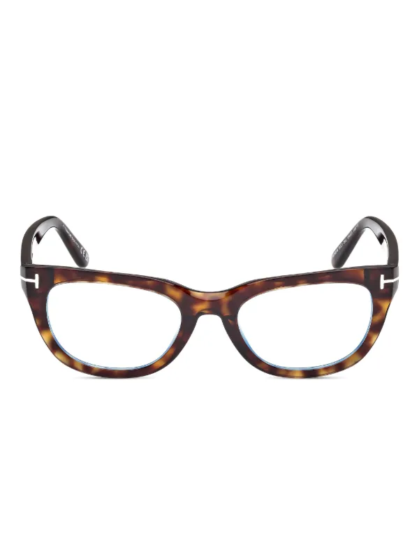 TOM FORD Eyewear キャットアイ眼鏡フレーム | ブラウン | FARFETCH JP