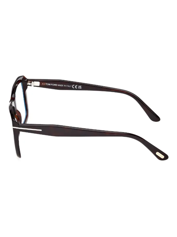 TOM FORD Eyewear トータスシェル 眼鏡フレーム | ブラウン | FARFETCH JP