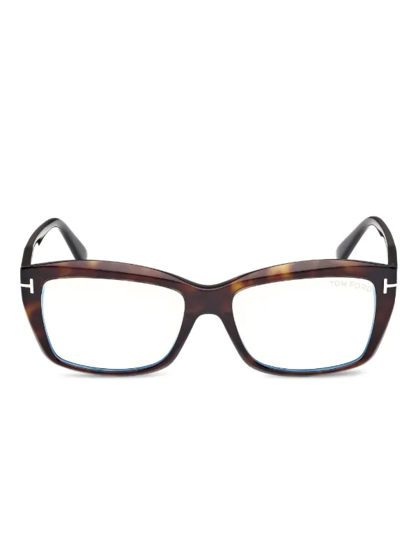 TOM FORD トータスシェル サングラス TOM FORD Eyewear トータスシェル 眼鏡フレーム | ブラウン | FARFETCH JP